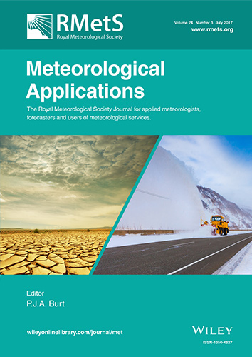Meteorological Applications Journal Cover