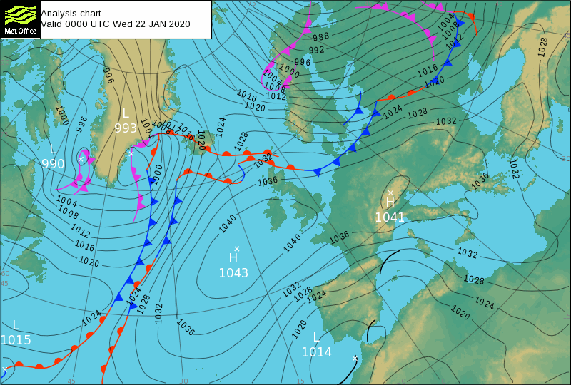 High Pressure over the UK